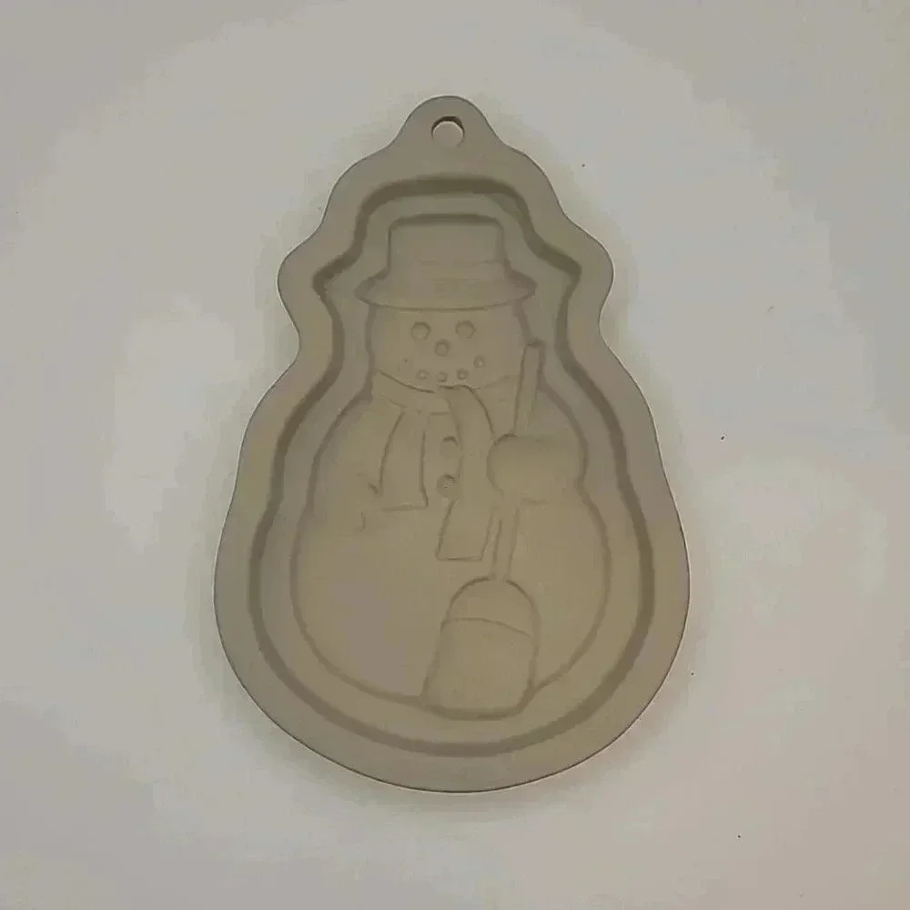 Vintage Hearthstone Holiday Cookie  Mold Ceramic Christmas Set Of 4 - Picture 6 of 6
